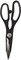 Chef Craft 9" Long All-Purpose Kitchen Shears, Dishwasher Safe Stainless Steel Blade